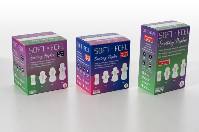 Manja Soft Doctors Tested Hypoallergenic Dermatological Super Absorbent Sensitive Sanitary Napkins Day+Night+Overnight 3 Sets Combo Set