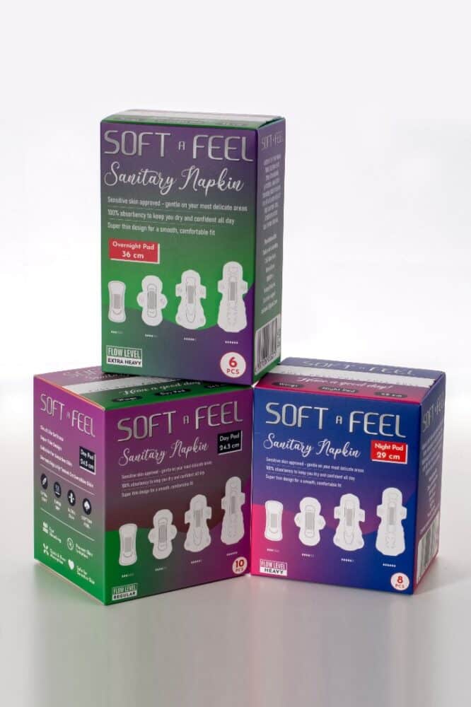Soft A Feel Doctors Tested Hypoallergenic Dermatological Super Absorbent Sensitive Sanitary Napkins (1 Set Combo Set)